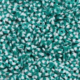 350Pcs/Lot 6mm Flat Round Polymer Clay Beads Loose Spacer Beads for Jewelry Making DIY Needlework Bracelet Necklace Earrings