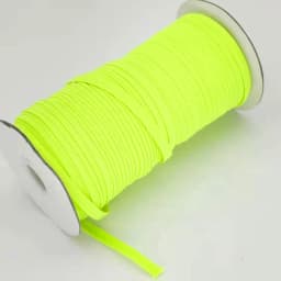 100Yards Soft Elastic Band Flat Color Spandex Hanging Ear Rope Clothing Home Textile Sewing Supplies DIY Handmade Accessories6mm