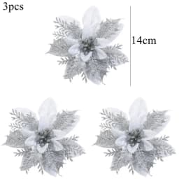 1Pack Fake Christmas Tree Pine Branches Xmas Berries For Christmas Tree DIY Wreath Decorations Noel Table Ornaments Kids Gifts