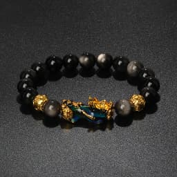 Color Changed Feng Shui Pi Xiu Bracelets Men Nature Stone Lucky Amulet Charm Beaded Bracelets Women Pi Yao Brave Wealth Jewelry