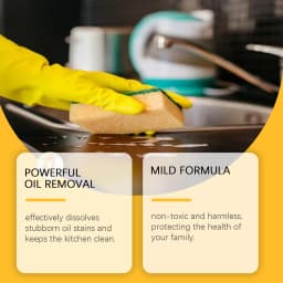 JAKEHOE Kitchen Heavy Oil Cleaner Powerful Cleaning Grease Oil Stain Powder Cleaner Muilt-FunctionsDuty Degreaser Cleaner Spray