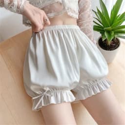Summer Women's Shorts Bow Lace Thin Anti-exposure JK Lolita Pumpkin Leggings Outerwear Loose Bloomer Shorts Safety Pants