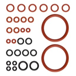 Coffee Machine Valve Seal Filler Replacement Seals O-ring 30-piece Set Easy Installation High Temperature Resistance