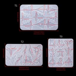 Christmas Elk Shaped Silicone Mold DIY Epoxy Resin Mold Deer Elk Mold Christmas Tree Pendant Decoration Snowflake Elk Mould