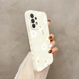 Plain Daisies Phone Case For Samsung Galaxy S23 S22 S21 S20 Ultra Plus FE S10 S9 S10E Note 20 ultra 10 9 Plus Cover