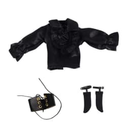 For Obitsu 11 Doll Goth Shirt Clothes Suit For OB11 Gsc 1/12 Bjd Molly YMY Doll Cloth Doll Outfit Dress Up