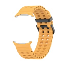 NEW Marine Silicone Strap for Samsung Watch Ultra 47mm Bracelet No Gaps Sport Two-Tone Band for Galaxy 8 Ultra Watchband Straps