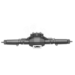 CNC Aluminum Diamond-Shaped Aluminum Alloy Complete Front & Rear Axle for 1/10 RC Crawler Truck Axial SCX10 II 90046 90047