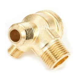 16/14/10mm Air Compressor Check Valve Zinc Alloy 3 Port Check Valve Male Thread Connector Tool Air Compressor Accessories