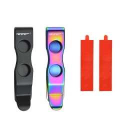 TONIFE Multipurpose Clip Mountable Attachable Pocket Clip for Belt Holster for Smartphones Hip Clip Stainless Steel Adhesive
