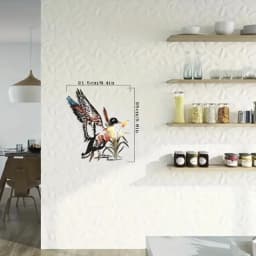 Wild Duck Wrought Iron Wall Art - Rustic Living Room Metal Decor & Hanging