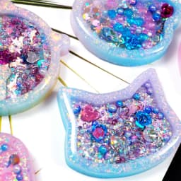 New Meteorite Quicksand Mold Snowflake Round Square Model DIY Handmade Pendant Jewelry Making Silicone Molds Crystal Epoxy Mould