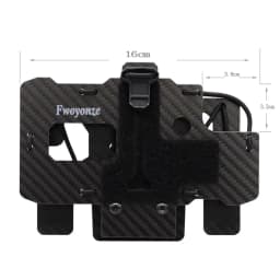 Fwoyonze Carbon Fiber Made Tactical MOLLE Folding Navigation Board Hunting Airsoft Vest Mobile Phone Holder Display Stand