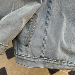 Spring Autumn Denim Hoodie Splicing with Pockets Men's Sweatshirts American Casual Fashion Loose Jean Male Pullover Top