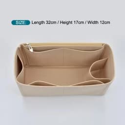 Felt Purse Organizer Handbag Tote Shaper, Insert Liner Shaper Bag In Bags