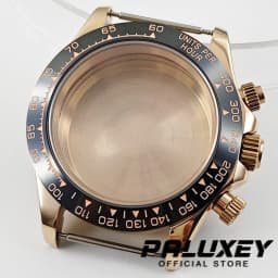Daytona 40mm VK63 Sapphire Glass Watch Case Ceramic Bezel Men's Watch Accessories Suitable for VK63 VK63A VK64 Quartz Movement