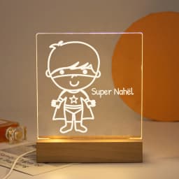 Drop Shipping Personalized Nightlight USB LED Customized Name 3D Lamp Decoration Bedroom Toys Birthday For Baby Children Gift