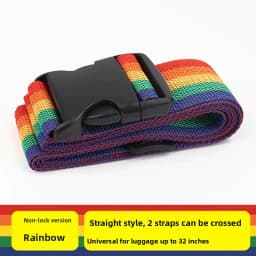 Travel Luggage Strap Cross Safety Fixation Baggage Tie down Cargo Bag Protection Buckle Rope Strengthening Band Accessories