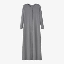 AS SS26 summer loose style button dress comfortable ribbing fabric dress o-neck lady clothes