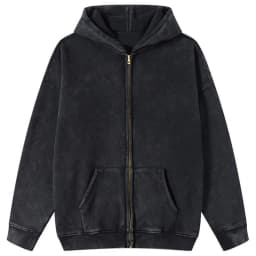 Autumn Solid Color 100% Cotton Women Washed Hoodie Sport Casual Zipper Hoody Y2K Jogging Streetwear Harajuku Soft Hoodies