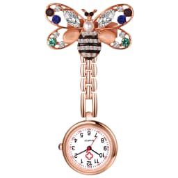LANCARDO High Definition Easy-to-Read Digital Nurse Watch Honeybee Decorative Medical Auxiliary Watch Work for Men and Women