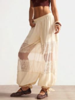 Women Ruffle Bloomer Pants Y2k Lace Patchwork Pettipants Bottoms Victorian Pantaloons Pants Under Dress Slips