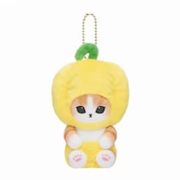 Kawaii Mofusand Shark Cat Fruit and Vegetable Series Plush Toys Backpack Keychain Cartoon Soft Stuffed Doll Girls Birthday Gift