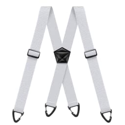 Hidden Suspenders for Men 1.6" Wide Elastic Adjustable Work Suspenders Heavy Duty with 4 Snap Loop X-back Braces for Trousers