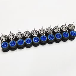10 Sets 1/64 Alloy Car Wheels Pack Tires Diameter 9.8mm/11mm/12mm/13mm/14mm for Hot Wheel/Matchbox/Domeka/Tomy 1:64 Car Model
