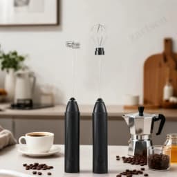 MINI Coffee Frother USB Rechargeable 3 Speeds Foam Maker Coffee Milk Mixer Electric Handle Blender Egg Beater Hot Cooking Tools