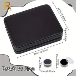 Transparent Gemstone Gem Jar Display Box Loose Diamond Jewelry Storage Carrying Case Nail Gem Stones Holder Organizer Container