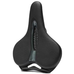 MTB Bike Saddle Breathable Big Butt Cushion Leather Surface Seat Mountain Bicycle Shock Absorbing Hollow Cushion Accessories