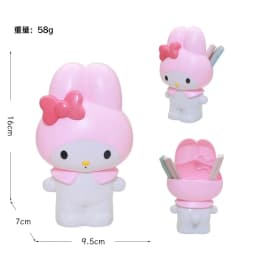 Kawaii HelloKitty Cartoon Peripheral Pen Holder, Desktop Stationery Storage Box, Exquisite Home Decoration