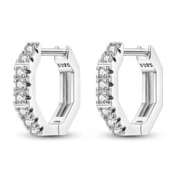 925 Sterling Silver Gold Color Circular Hoop Earrings Golden Earring Fit Original Charms Diy Fine Jewelry For Fashion Women