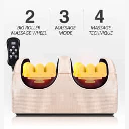 Electric Heating Foot Massager with Remote Control Hot Compress Knead Vibration Legs Massage Christmas Valentine's Day Gift Box
