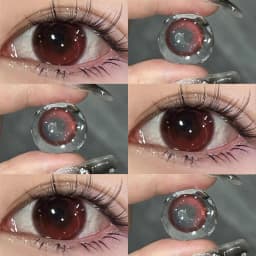 EYESHARE 1 Pair New Colored Contact Lenses for Eyes Brown Lenses Gray Contacts Blue Lenses Big Eye Lenses Natural Fashion Lenses