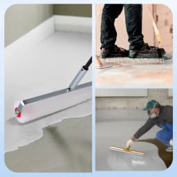 Self-Levelling Cement Tool Kit, Floor Construction Roller Spike Shoes, Epoxy Floor Paint Tool, Scraper Self-Leveling Rake
