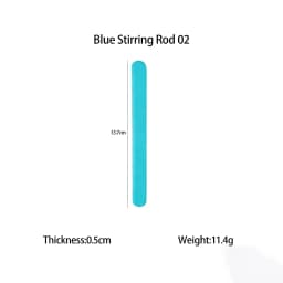 Reusable Silicone Stirring Sticks Set - Non-Stick Bubble Remover Tools, Scraper for Epoxy Resin DIY, Christmas Craft Supplies