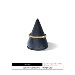 Yinbeini Velvet Conical Bangle Stand Jewelry Display Storage Holder for Bracelet Wristwatch TB032