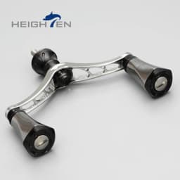 Heighten Spinning Reel Double Rocker Arms - 80/98mm Axle Spacing, 20mm Knob Diameter | Fits Daiwa & Shimano Reel Mod Parts
