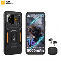AGM H6 PRO Rugged Smartphone (6+6)12GB+128GB Android 16 Phone 6.56-Inch 5000mAh NFC 50MP Camera Cell Phone