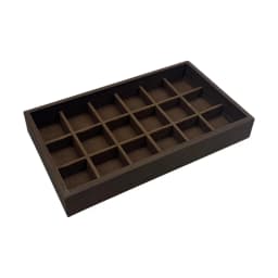 1 Pc, Walnut Wood Pattern Jewelry Box, Jewelry Tray, Suitable for Storing Necklaces, Rings, Earrings, and Ear Studs