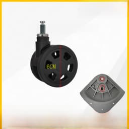 Detachable Luggage Wheels Quiet Four-Wheel Accessories for Suitcase And Carry-On Bag Poly-Cylinder Universal Wheels Repair Parts