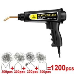 Plastic Welder Kit for Bumper Repair Hot Stapler Welding Gun Plastic Welding Repair Kit with 4 Types Staples Plastic Repair DIY
