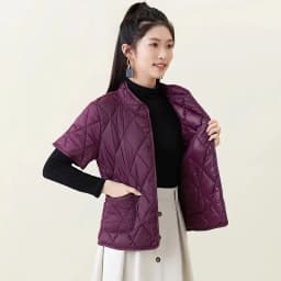 Thickened Short Sleeve Cotton Vest Women's Warm Inner Wear Slim Fit V-Neck Button down Lightweight Fluffy Lined Autumn Winter...