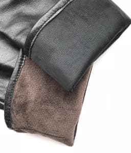 Ladies Sheepskin Gloves Classic Solid Color Real Leather Spring Velvet Lining Cycling Driving Gloves Autumn Winter