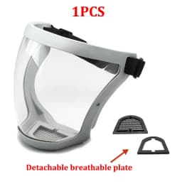 Protection Mask Splashproof Transparent Facial Protector Face FaceMask Protective Outdoor Safety Mask Head Cover Work Protection