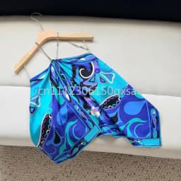 Classic Design Women's Red Halter Tops with Designer Signature Letter Logo Luxury Brand Lady Sexy Sleeveless T-shirts Camis