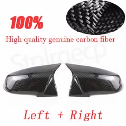 2015-M4-Look Carbon Fiber Replacement Door Mirror Cap Covers for BMW 1 2 3 4 Series F20 F22 F30 F31 F32 F34 F32 F33 F36 F87 E84