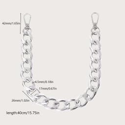 40cm Thick Chain Replacement Women Bag Handles Shoulder Strap DIY Bag Part Accessories